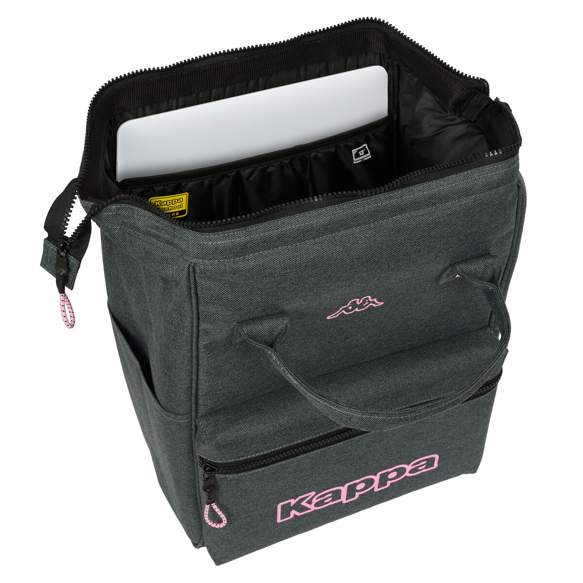 Laptoptas Kappa Silver Pink Grijs 27 x 40 x 19 cm